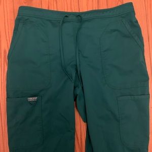 Hunter Green Cherokee Scrub Pants
